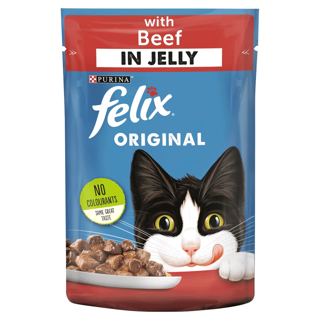 felix original in jelly with beef