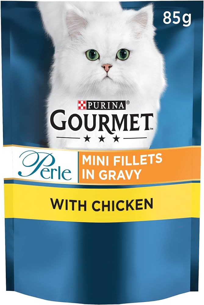 gourment mini fillets in gravy with CHICKEN